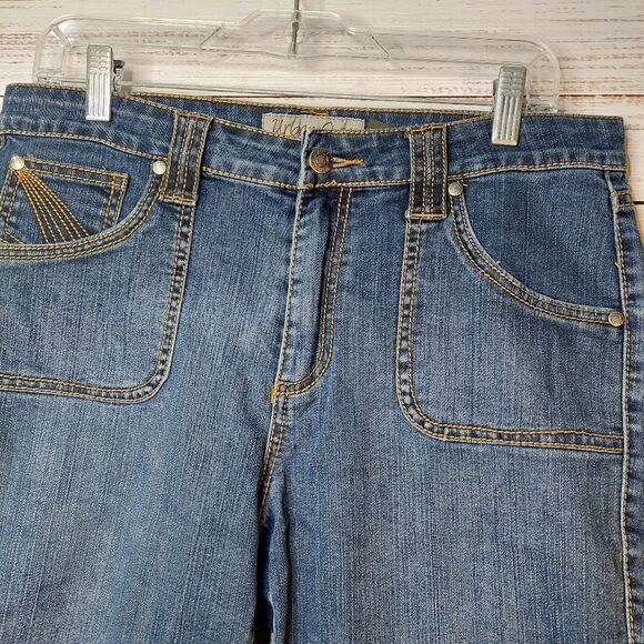 Womans Urban Star sz 10 Tall High Rise Jean Shorts 5 Pocket - Picture 5 of 13